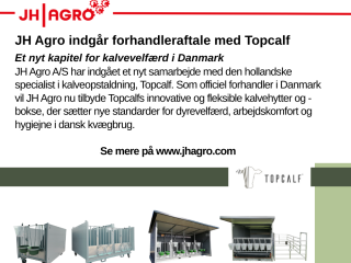 JH Agro indgår forhandleraftale med Topcalf